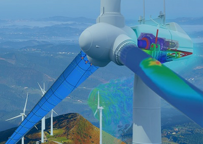 simulia wind turbine analysis
